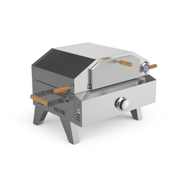 Forno per pizza piccolo in acciaio inossidabile