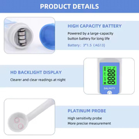 Testeur de compteur de pH de contrôle Intelligent Portable Support OEM ODM personnalisé pour la salinité des aliments de soupe d'eau salée compteur intelligent