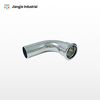 Codo de 90 Grados Tipo B de Acero Inoxidable 304/316L, Tipo M/V, de Ajuste a Presión