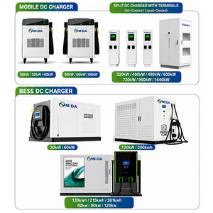 Chargeur EV portable DC 20kW 30kW 40kW avec roues, station de charge rapide mobile CCS2 GBT pour la recharge en <span class=keywords><strong>garage</strong></span>, plug and charge - Product Image 3
