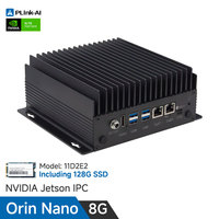 Ordinateurs industriels embarqués NVIDIA Jetson Orin Nano 8 Go Plink 11D2E2-ONO 8G-SSD128G Système embarqué Boîtier IA