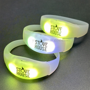 Pulsera LED con Activación por Sonido, Novedad 2026, Banda de Silicona para Fiestas y <span class=keywords><strong>A</strong></span>ño Nuevo - Product Image 3