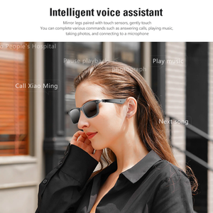 Lunettes Intelligentes avec Traduction IA, Prise <span class=keywords><strong>en</strong></span> Charge de 164 Langues, Monture Magnétique, Lunettes de Soleil Intelligentes pour Hommes - Product Image 5