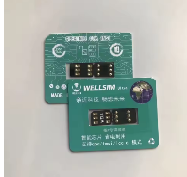 New Wellsim ultra SIM Card Adapter for IPhone/QPE/TMSI/ICCID Modes IP6-16 Mobile Phones 1 Year Warranty