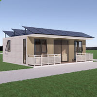 Maison préfabriquée mobile pliable de 20 pieds et 40 pieds, cabine de conteneur miniature, maison modulaire préfabriquée, panneau solaire, maison de conteneur