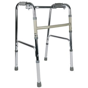 Déambulateur en alliage d'aluminium à hauteur réglable pour personnes âgées et handicapées, aide à la rééducation - Product Image 1