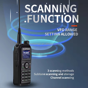 Radio Walkie Talkie Portátil BF-UV28 Tri-Banda UHF/VHF 10W de Largo Alcance con Alertas Meteorológicas NOAA y FM - Product Image 3