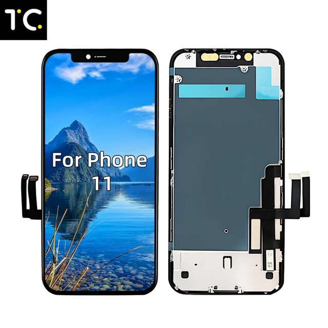 TC OLED FOG 6.1inch Touch Screen Replacement Part for XR & 11 Incell Display with 2-Year Warranty Black Universal Version