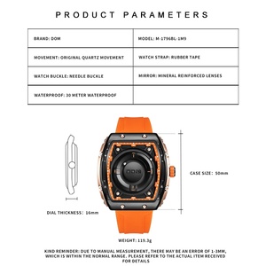 Reloj DOM <span class=keywords><strong>de</strong></span> silicona verde a <span class=keywords><strong>la</strong></span> moda para hombre, deportes al aire libre, puntero <span class=keywords><strong>de</strong></span> desplazamiento impermeable, fuerza magnética, reloj <span class=keywords><strong>de</strong></span> pulsera <span class=keywords><strong>de</strong></span> cuarzo para hombre 1796 - Product Image 6