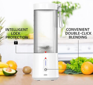 Vaso Mezclador Portátil Electrónico para Batidos y Smoothies, Exprimidor Personal Recargable por USB, Mezclador Personal para Frutas y Verduras - Product Image 4
