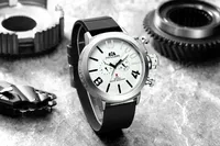 Paulareis montre automatique pour hommes bracelet en caoutchouc mécanique noir argent bateau étui Orange bleu jaune montre classique