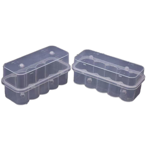 Cajas de plástico PP ecológicas al por mayor de 10 ml, caja de almacenamiento transparente para muestras con tapa, estuche de plástico para almacenamiento - Product Image 1
