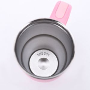 Vaso Térmico de Acero Inoxidable 304 de 14 oz con Asa y Pajita para Niños, Mantiene Frío/Caliente/Hielo, Apto para Lavavajillas y Microondas, 6 Colores - Product Image 4