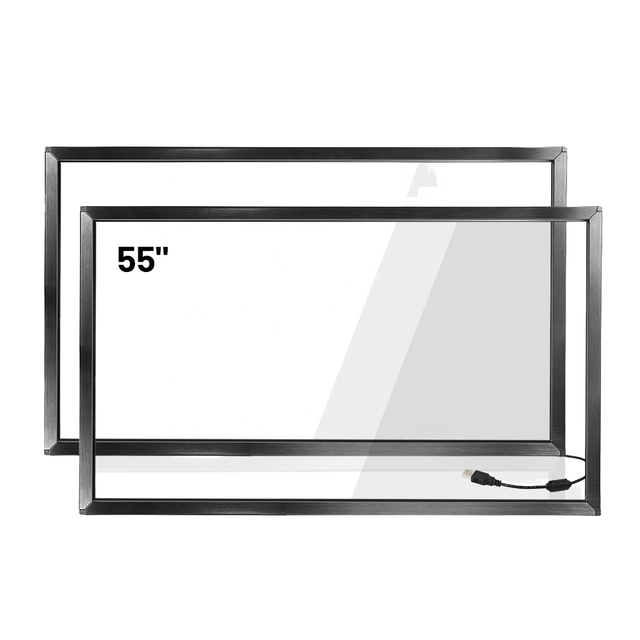 SFMIN IR Touch Frame, 15.6-98 Inch USB Multi-Touch Kit, 20-Point Infrared Sensor Glass-Free, for TV/Monitor Conversion
