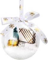 Boules de Noël en plastique transparentes personnalisées, modernes, multi-formes, de 6 à 20 cm, de haute qualité, décorations graphiques perlées DIY