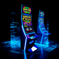 Support métallique pour machine d'arcade, carte PCB multi-jeux, écran incurvé 43 pouces, version anglaise pour le Brésil, pour centre de divertissement et entreprise d'arcade pour adultes