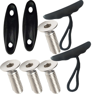 Ensemble de poignées en acier inoxydable pour kayak, détachables, pour lacs, rivières, usage récréatif - Product Image 4