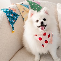 Bandana Réversible Anti-Bave pour Chien et Chat de Petite et Moyenne Taille, Motif Dessin Animé – Accessoire et Vêtement pour Animaux de Compagnie