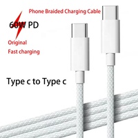 Câble de charge rapide 5A PD 60W pour iPhone 17 16 Huawei Samsung Xiaomi, câble de données 1M 2M Type C vers Type C
