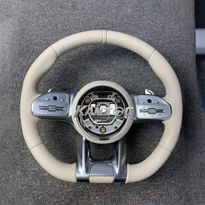 พวงมาลัยหนังปรับแต่งได้สำหรับ W203 W204 Mercedes Benz <span class=keywords><strong>AMG</strong></span> W205 W211 W212 W213 W221 <span class=keywords><strong>W124</strong></span> W176 W177คลาส C E S - Product Image 4