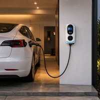 Pengisi Daya EV AC Tipe 2 11KW OCPP Smart Wallbox Dengan Kontrol Aplikasi untuk Pengisian Daya Komersial dan Rumah Tangga