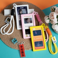 Étui de protection personnalisé pour cadre photo, porte-clés, étui pour cartes anime, décoration de sac tendance, vente en gros