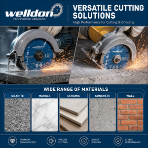 WELLDON 4/5 İnç Seramik Karo Kesme Diski Elmas Testere Bıçağı, Açılı Taşlama Makinesi için Aşındırıcı Disk, Taş Mermer İşleme Aleti - Product Image 2