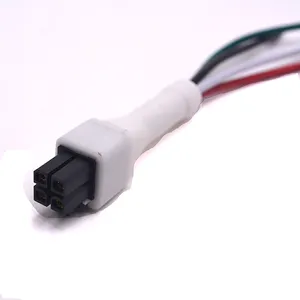 Factory price molex 5557 2*2pin with white socket to stripped end wire harness