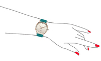 Montre automatique pour femme de luxe, édition limitée, antique, boîtier en alliage 18 mm, cadran en verre, bracelet interchangeable, logo personnalisé, 3 ATM étanche