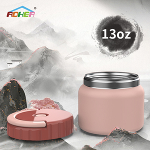Design abile isolato cibo vaso zuppa calore cibo contenitore caldo vasetto cucchiaio Thermos con manico e coperchio