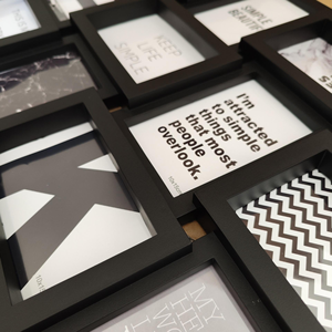 <span class=keywords><strong>Cornice</strong></span> Portafoto Nera All'Ingrosso con 12 Aperture, Multi-Slot per Ricordi Familiari, MOQ Flessibile, Fornitura Diretta dalla Fabbrica - Product Image 2