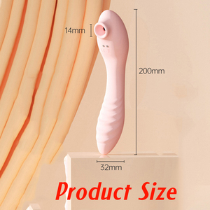 Vibratore per succhiare il clitoride G Spot vibratori per Dildo clitoride per le donne con aspirazione e vibrazione, punto G clitorideo impermeabile - Product Image 6