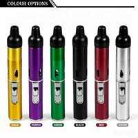 Briquet portable mini en métal gravé avec logo publicitaire, fonction aromathérapie et éclairage