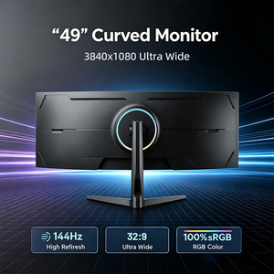 Monitor Curvo para Juegos <span class=keywords><strong>de</strong></span> 49 Pulgadas, 32:9, Super Ultrawide, 144Hz, 3840x1080, 1ms, con Luz RGB para Arena <span class=keywords><strong>de</strong></span> Esports Profesional, Venta al Por Mayor - Product Image 2