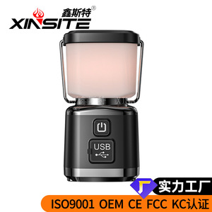 Linterna LED Recargable XINSITE para Camping, Portátil, con Gancho para Colgar, Larga Duración, Luz para Tienda de Campaña, para Exteriores - Product Image 4