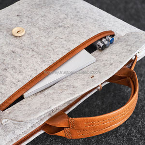 Maletín de Oficina de Fieltro para Portátil, Bolsa para Computadora Portátil para Hombre, Bolsa de Hombro Informal para Portátil al por Mayor - Product Image 6
