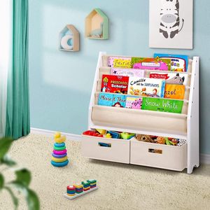 Estantería para Niños, Librería Infantil, Estantes de Almacenamiento, Estantería con Escalera - Product Image 4