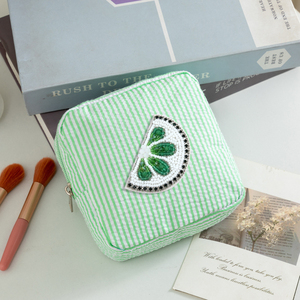 Cosmetic <strong>Bag</strong> Large Capacity Fluffy Khaki Customized <strong>Bags</strong> Elegent Premium Pets Rainbow <strong>Travel</strong> Cosmetics <strong>Organiser</strong> <strong>Bag</strong> - Product Image 1