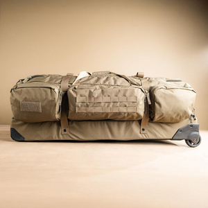 Sac de voyage tactique en nylon 191L sur mesure, imperméable, camouflage, fermeture éclair robuste, unisexe, vintage, extra grand - Product Image 6