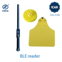 Escáner de Etiquetas RFID UHF, Lector de Microchip RFID de Largo Alcance, Lector de Etiquetas Impermeable de Largo Alcance para Ganado