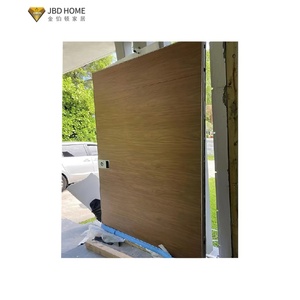 Porta d'Ingresso Pivotante <span class=keywords><strong>in</strong></span> Legno Massiccio e Alluminio con <span class=keywords><strong>Vetro</strong></span>, Senza Telaio, per Esterni, Ignifuga, Garanzia 5 Anni, per Ingressi Moderni - Product Image 2
