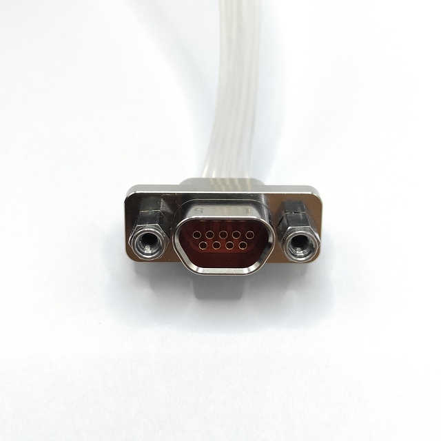 MIL-DTL-83513 J30J-9TJL J30J-9ZKP Metal Shell Micro-D Connector J30J 9 Pin Rectangular Cable Connector