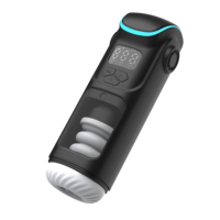 Freihändige Maschine für männliche Masturbation: Desktop-Saugfuß, automatischer Stroker-Cup mit Stoß- und Vibrationsfunktion, Sexspielzeug für Dropshipping