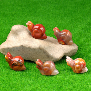 크리스탈 달팽이 입상 가정 장식 및 수집 가능한 동물 동상 조각 좋은 가격 - Product Image 5
