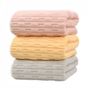 <span class=keywords><strong>Toalla</strong></span> de Felpa de Coral, Tejido Liso, Extra Gruesa, de Gran Tamaño, Altamente Absorbente, Sin Pelusas, de <span class=keywords><strong>Secado</strong></span> Rápido para Adultos (Hombres) - Product Image 1