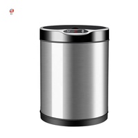 Poubelle automatique sans contact, batterie de corbeille à capteur multifonctionnel, avec lampe, vente en gros, livraison gratuite en chine