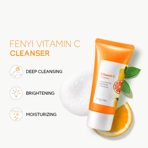 OEM Anti-envejecimiento <span class=keywords><strong>piel</strong></span> brillo lavado de cara coreano vitamina C limpiador Facial niacinamida blanqueamiento antiarrugas <span class=keywords><strong>espuma</strong></span> - Product Image 2