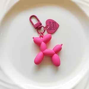 Porte-clés en gros pour femmes, breloque de sac à main, cadeau promotionnel souvenir, pendentif animal mignon couleur bonbon laser, chien bulle, chiot, chien, porte-clés - Product Image 6