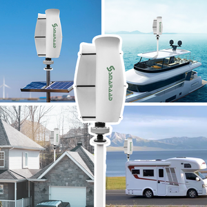 SMARAAD Aerogenerador Vertical de 2000W con Forma de Tulipán, Kit de Generador de Energía para el Hogar, 24V/48V - Product Image 5