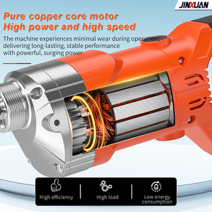 Vibrateur à béton portatif à vitesse variable 1300W, outil de vibration électrique pour béton, 5500 tr/min, outil de construction 220V 110V - Product Image 2